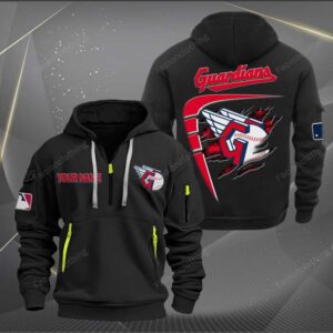 Sportswearmerch Cleveland Guardians MLB Personalized Half Zip Hoodie For Fan