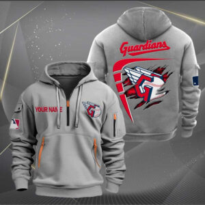 Sportswearmerch Cleveland Guardians MLB Personalized Half Zip Hoodie For Fan