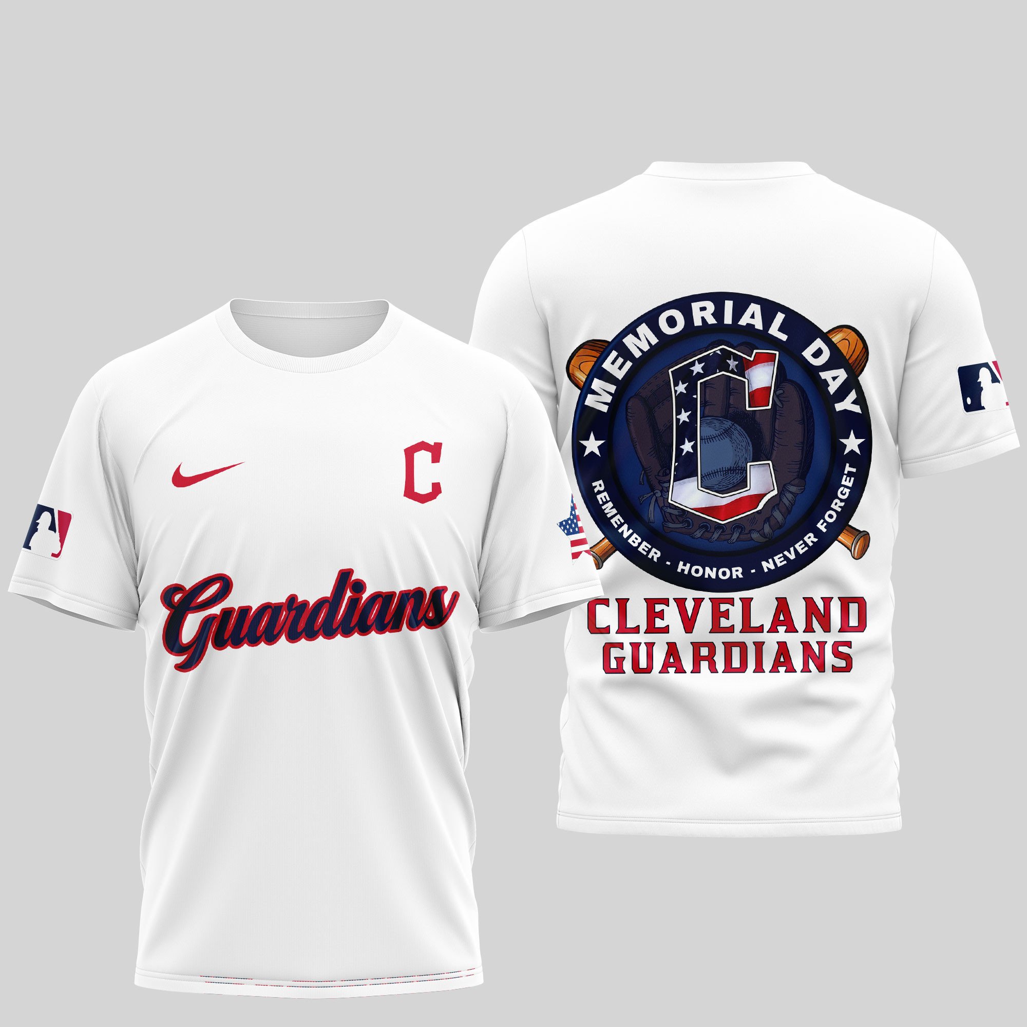 Sportswearmerch Cleveland Guardians MLB Personalized T-shirt For Fan