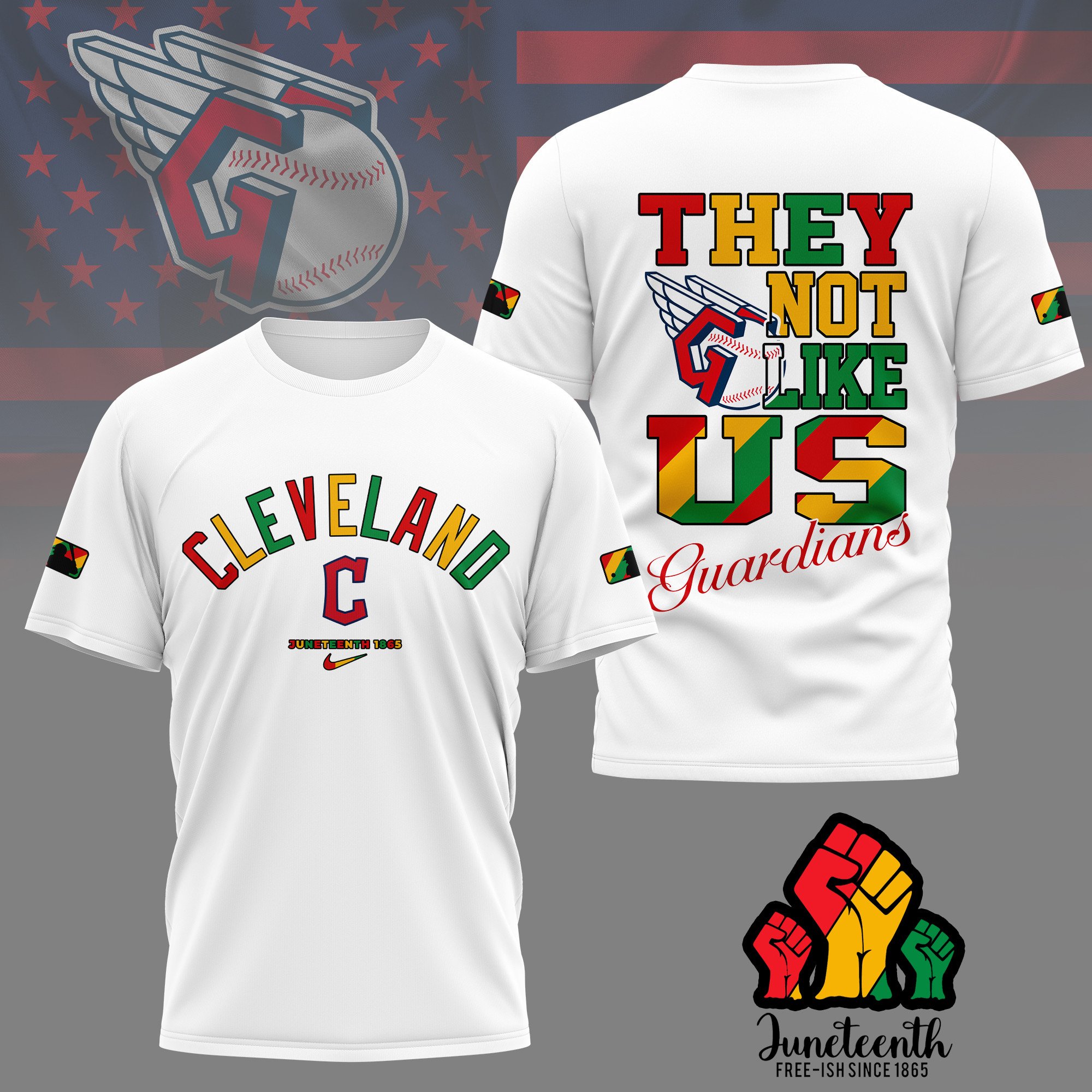 Sportswearmerch Cleveland Guardians MLB Personalized T-shirt For Fan