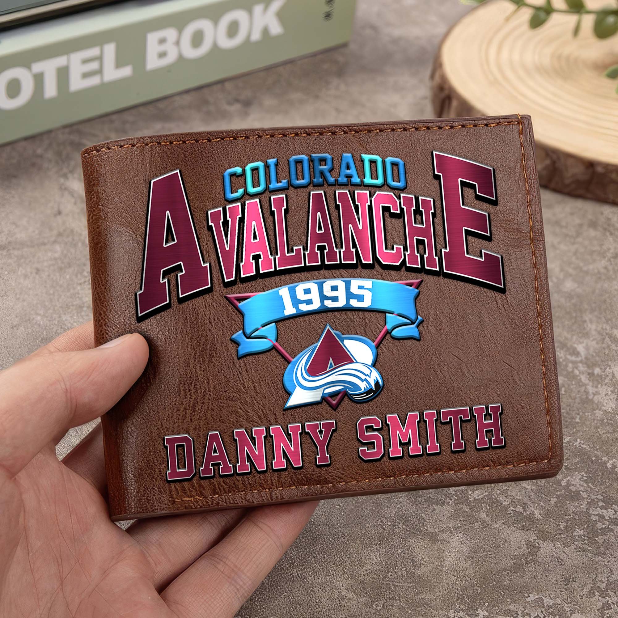 Sportswearmerch Colorado Avalanche NHL Folded Wallet For Fan