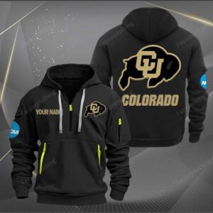 Sportswearmerch Colorado Buffaloes NCAA Personalized Half Zip Hoodie For Fan