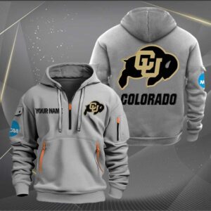 Sportswearmerch Colorado Buffaloes NCAA Personalized Half Zip Hoodie For Fan