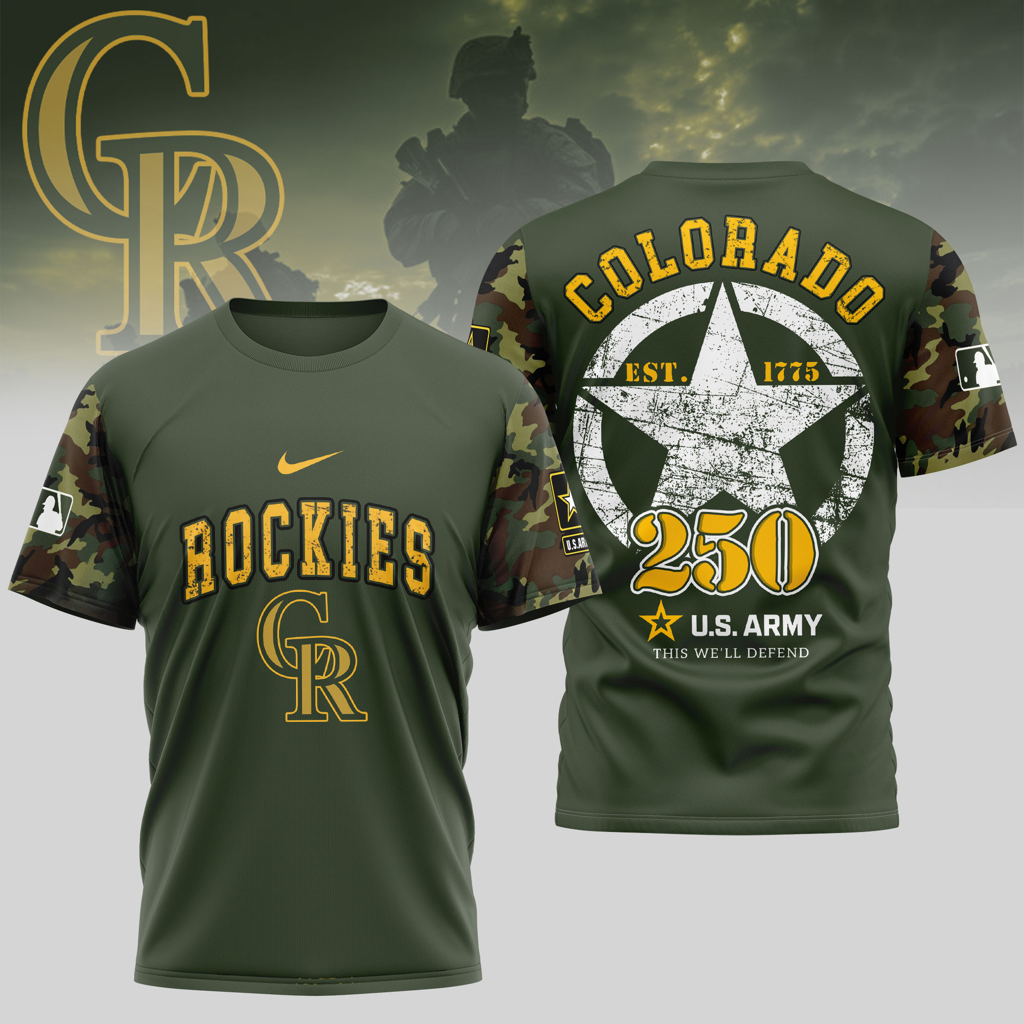 Sportswearmerch Colorado Rockies MLB Personalized T-shirt For Fan