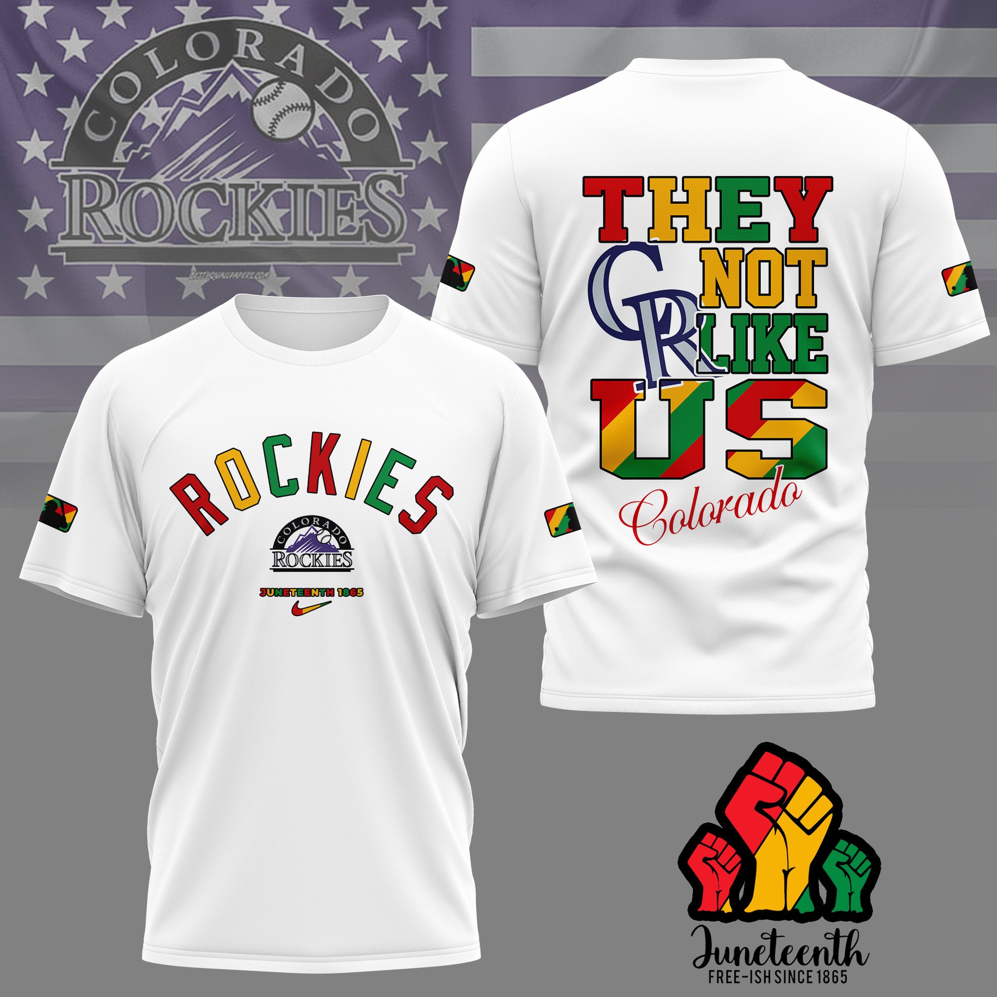 Sportswearmerch Colorado Rockies MLB Personalized T-shirt For Fan