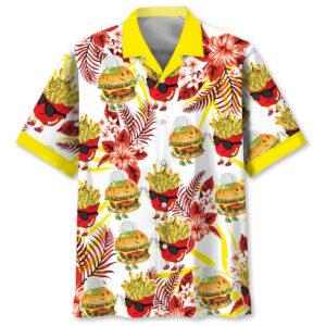 Sportswearmerch Cool Fun Combo Snacks Hawaiian Shirt For Fan