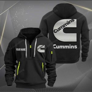 Sportswearmerch Cummins Truck Personalized Half Zip Hoodie For Fan