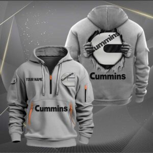 Sportswearmerch Cummins Truck Personalized Half Zip Hoodie For Fan