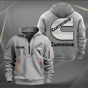 Sportswearmerch Cummins Truck Personalized Half Zip Hoodie For Fan