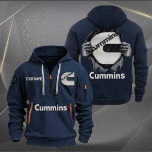 Sportswearmerch Cummins Truck Personalized Half Zip Hoodie For Fan