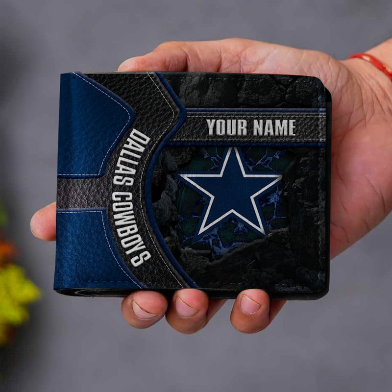 Sportswearmerch Dallas Cowboys NFL Men Folded Wallet Gift For Fans