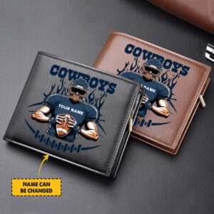 Sportswearmerch Dallas Cowboys NFL Personalized Men Wallet For Fan