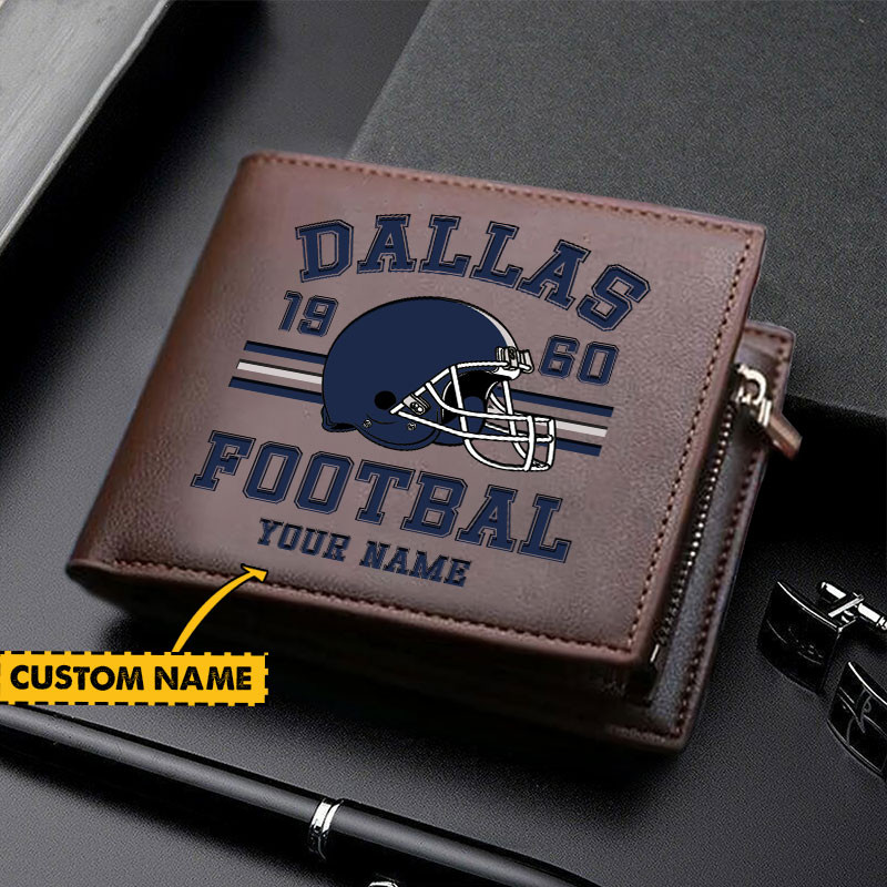 Sportswearmerch Dallas Cowboys NFL Personalized Men Wallet For Fan