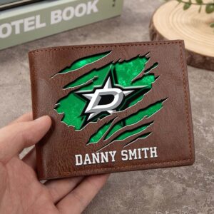 Sportswearmerch Dallas Stars NHL Folded Wallet For Fan