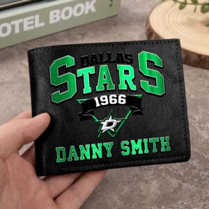 Sportswearmerch Dallas Stars NHL Folded Wallet For Fan