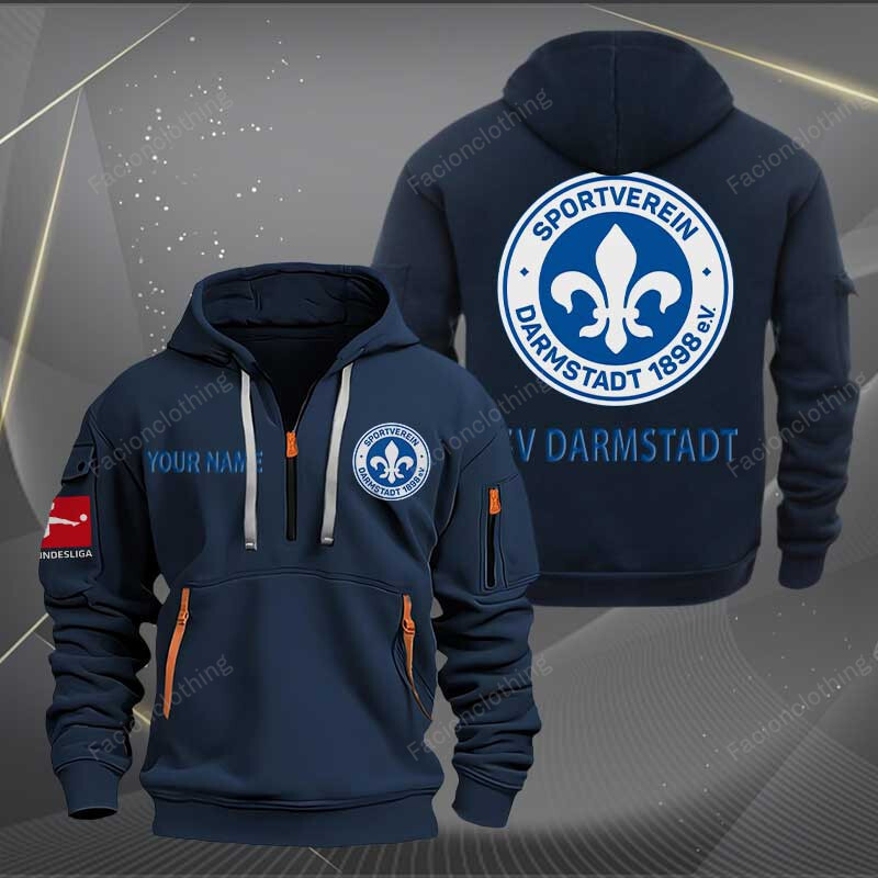 Sportswearmerch Darmstadt 98 Personalized Half Zip Hoodie For Fan