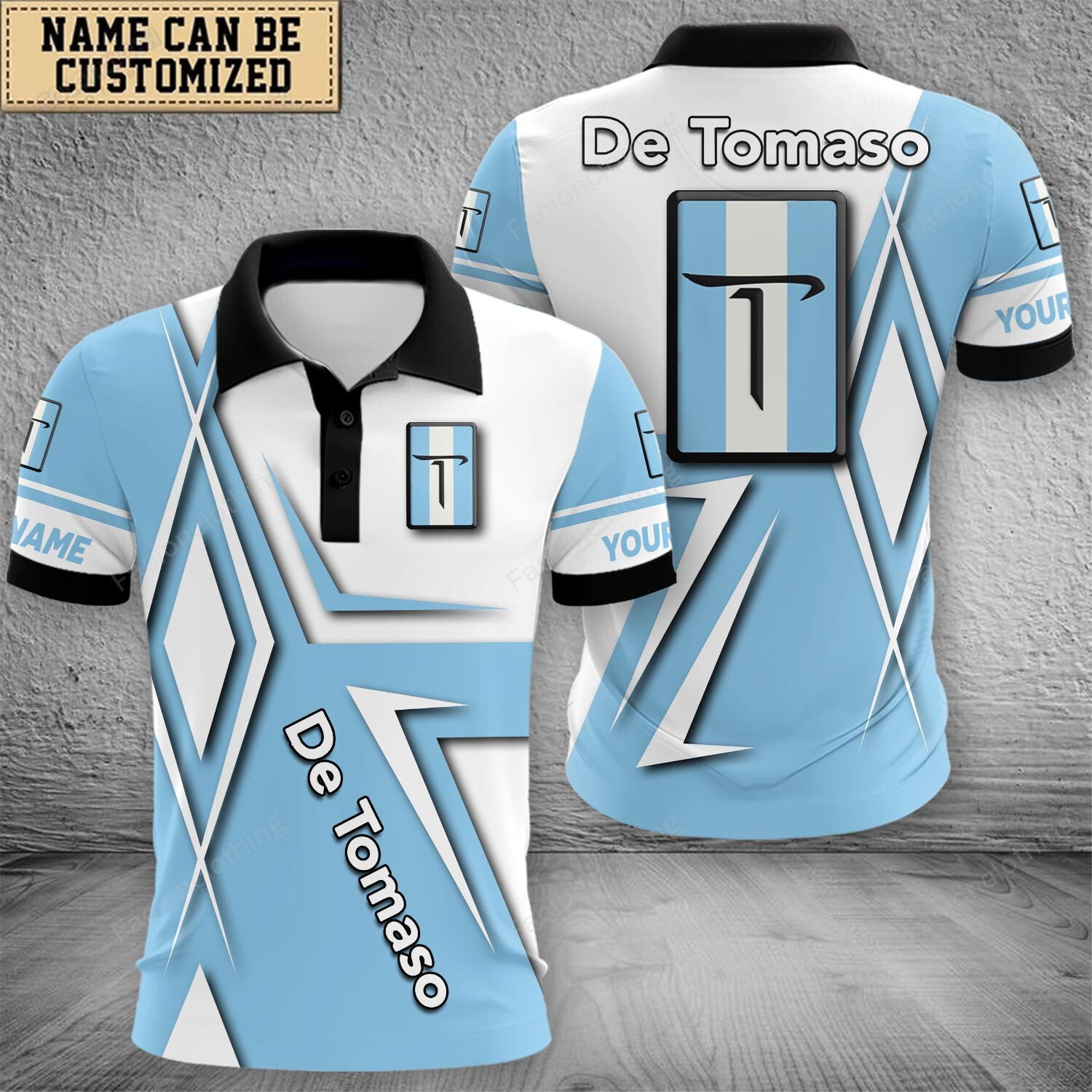 Sportswearmerch De Tomaso Car Polo Shirt For Fan