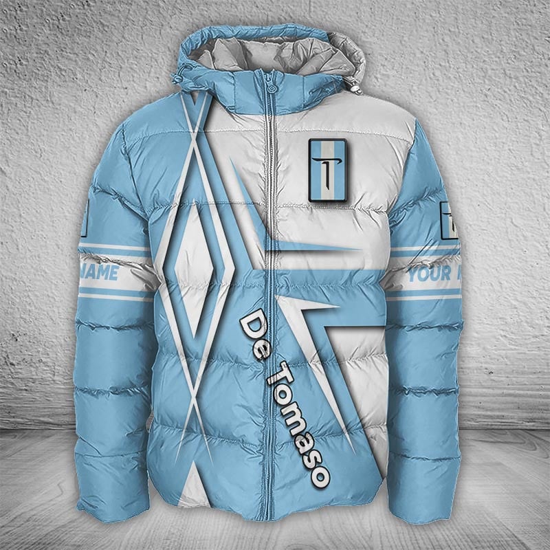 Sportswearmerch De Tomaso Car Puffer Jacket For Fan