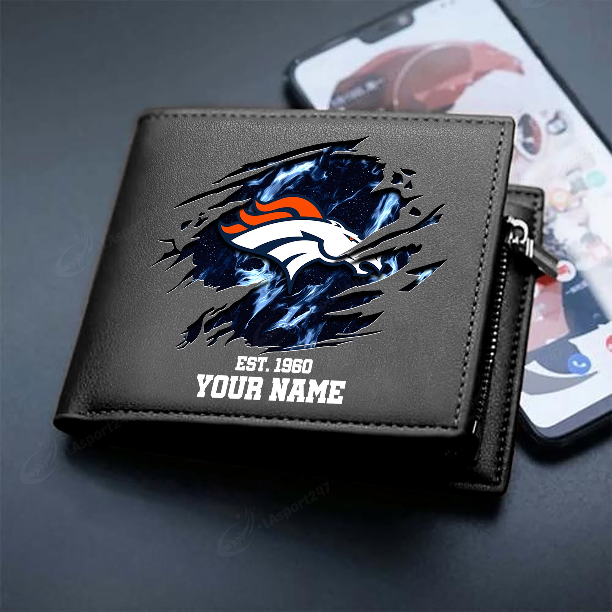 Sportswearmerch Denver Broncos NFL Men Wallet For Fan