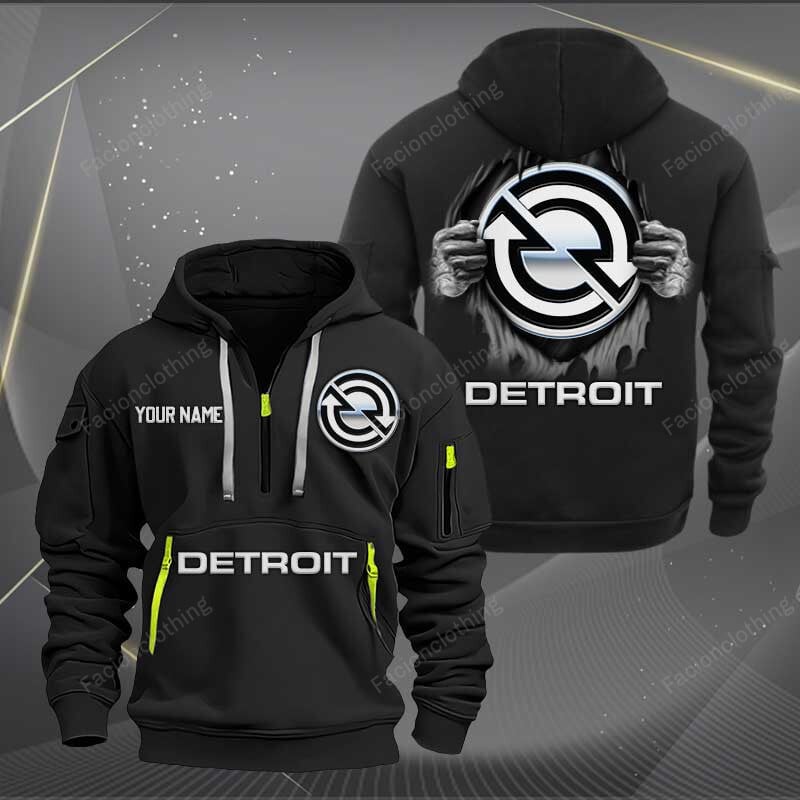 Sportswearmerch Detroit Diesel Half Zip Hoodie For Fan