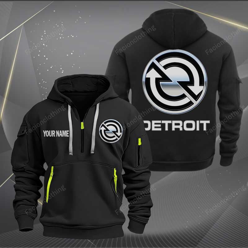 Sportswearmerch Detroit Diesel Half Zip Hoodie For Fan