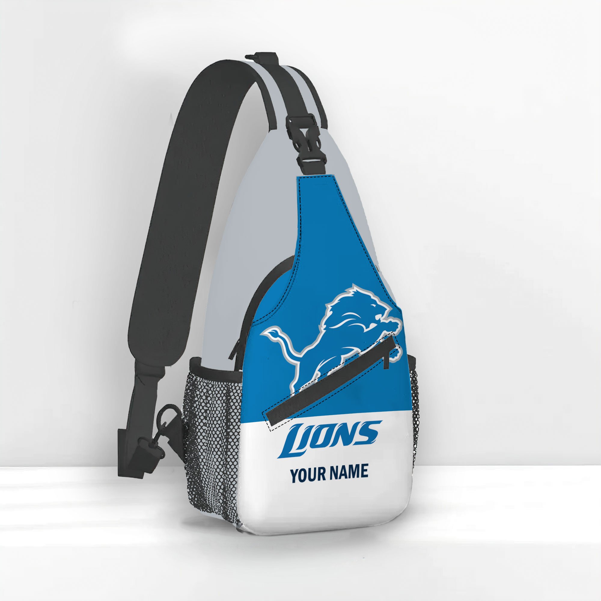 Sportswearmerch Detroit Lions NFL Personalized Sling Bag For Fan