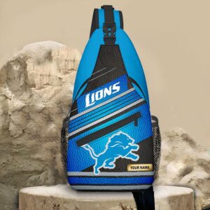 Sportswearmerch Detroit Lions NFL Personalized Sling Bag For Fan