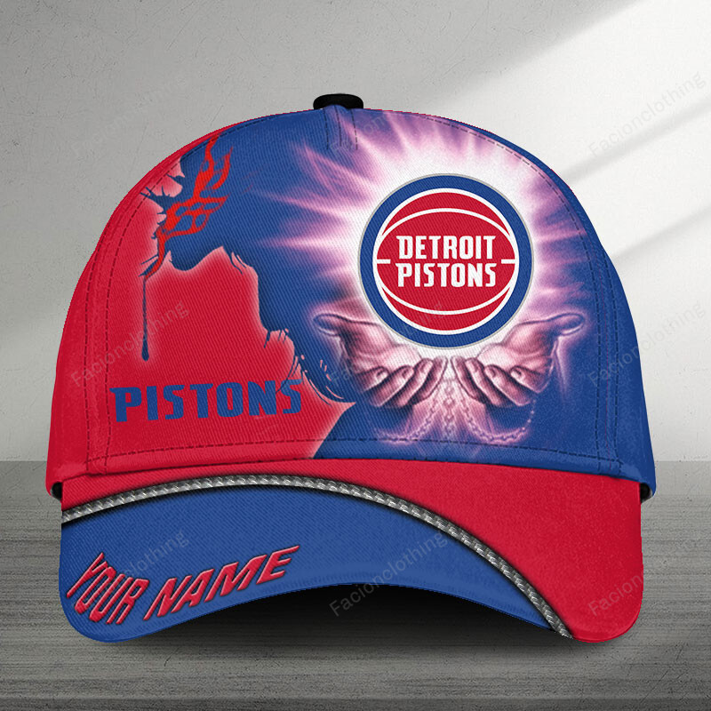 Sportswearmerch Detroit Pistons NBA Personalized Cap For Fan