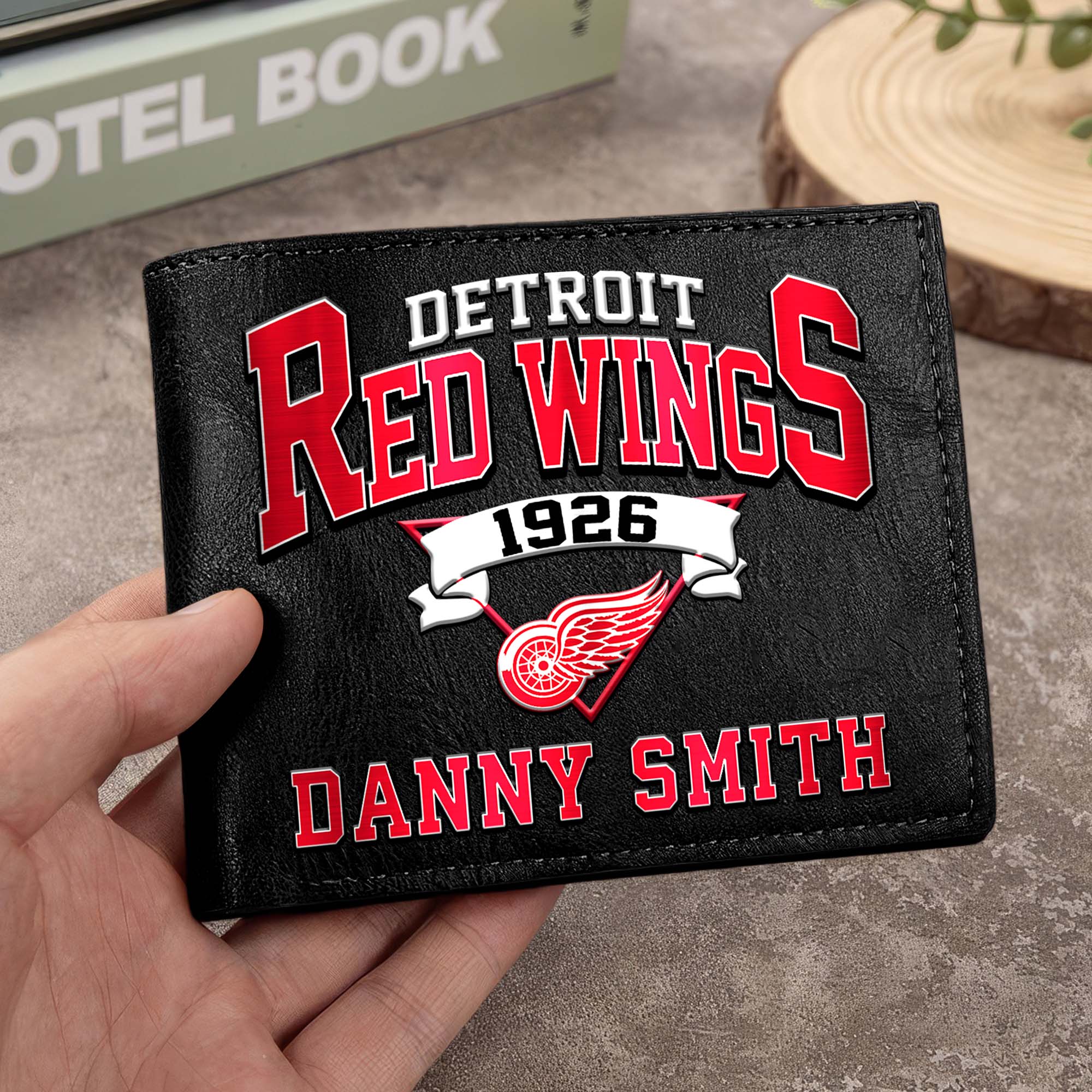 Sportswearmerch Detroit Red Wings NHL Men Wallet For Fan