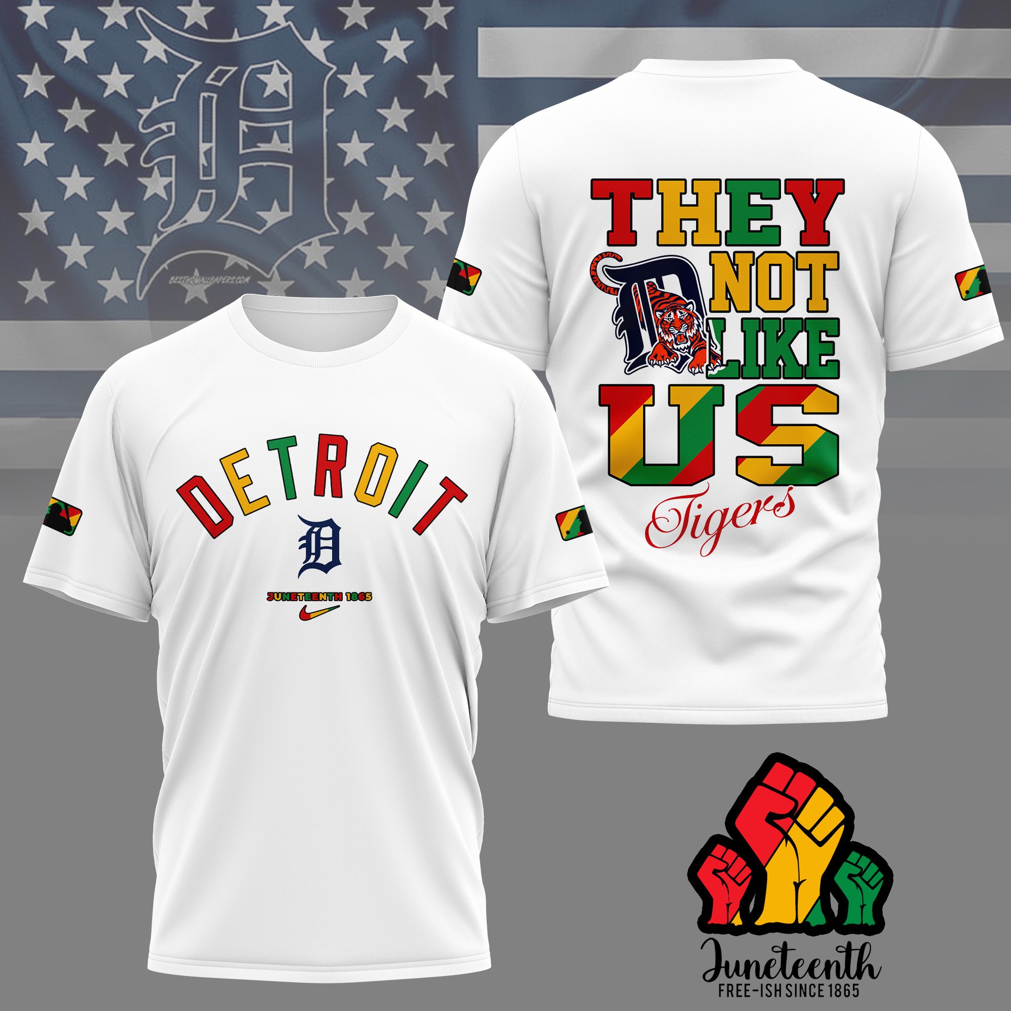Sportswearmerch Detroit Tigers MLB Personalized T-shirt For Fan