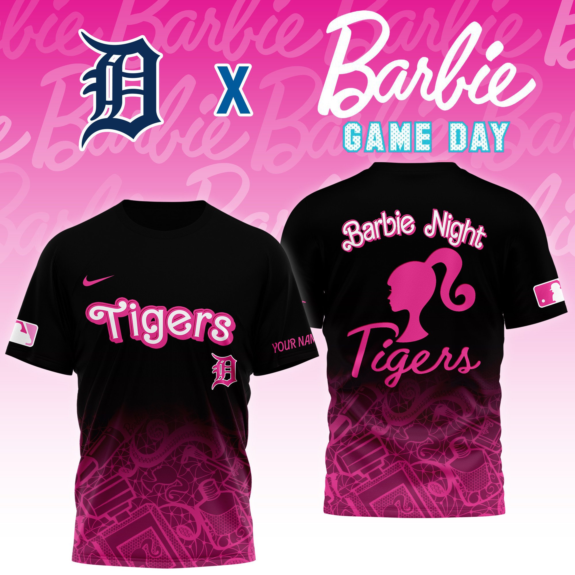 Sportswearmerch Detroit Tigers MLB Personalized T-shirt For Fan