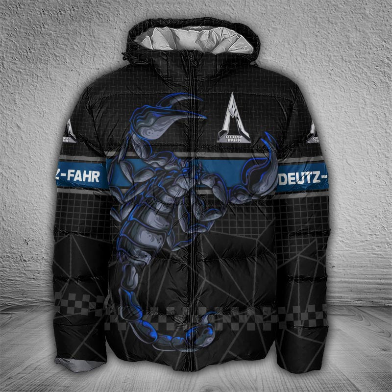 Sportswearmerch Deutz-Fahr Tractor Puffer Jacket For Fan