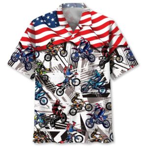 Sportswearmerch Dirt Bike Racing Hawaiian Shirt Pocket For Fan