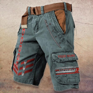 Sportswearmerch Dodge Car Denim Shorts For Fan