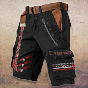 Sportswearmerch Dodge Car Denim Shorts For Fan