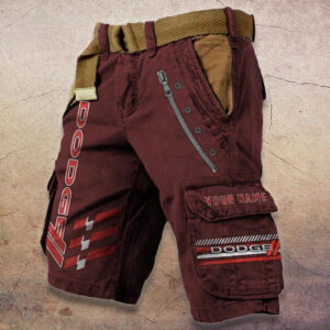 Sportswearmerch Dodge Car Denim Shorts For Fan