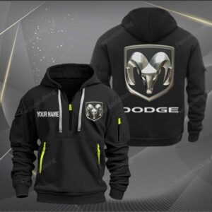 Sportswearmerch Dodge Car Half Zip Hoodie For Fan