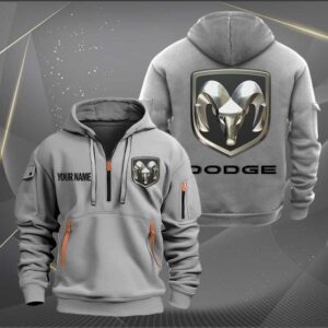 Sportswearmerch Dodge Car Half Zip Hoodie For Fan