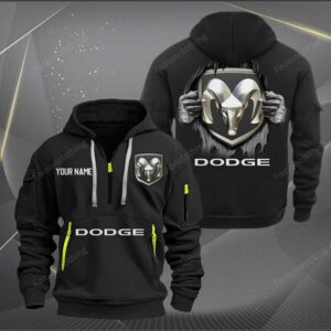 Sportswearmerch Dodge Car Half Zip Hoodie For Fan