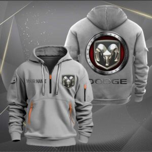 Sportswearmerch Dodge Car Personalized Half Zip Hoodie For Fan