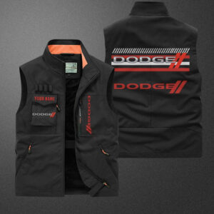 Sportswearmerch Dodge Car Pocket Vest For Fan