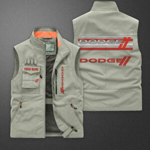 Sportswearmerch Dodge Car Pocket Vest For Fan