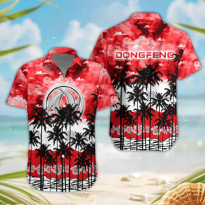 Sportswearmerch Dongfeng Tractor Hawaiian Shirt For Fan