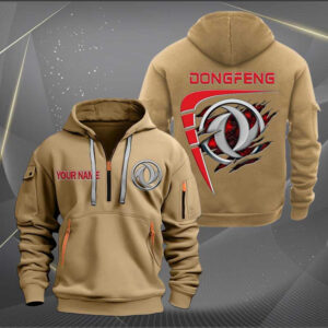 Sportswearmerch Dongfeng Tractor Personalized Half Zip Hoodie For Fan
