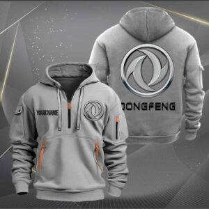 Sportswearmerch Dongfeng Tractor Personalized Half Zip Hoodie For Fan
