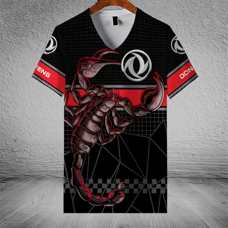 Sportswearmerch Dongfeng Motorcycle V-neck Women T-shirt For Fan
