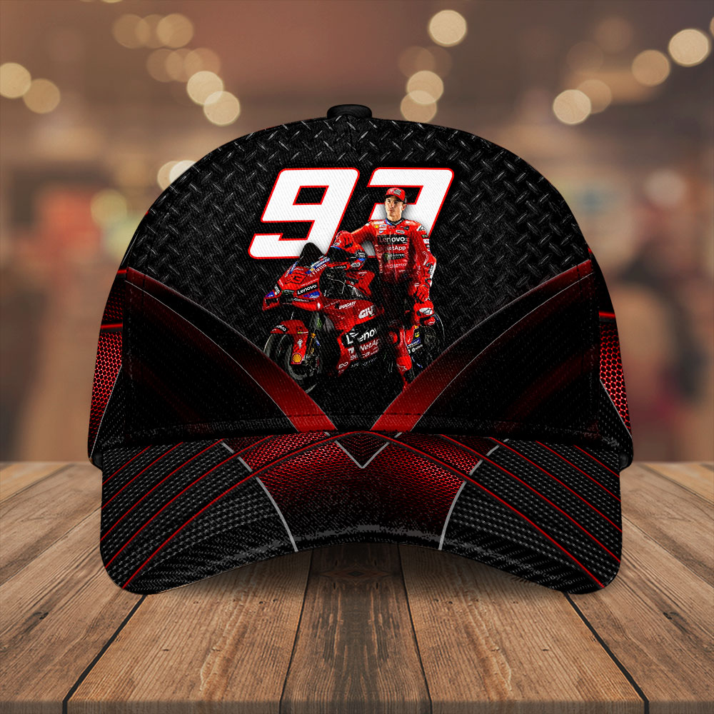 Sportswearmerch Ducati Lenovo Team x Marc Marquez Car Classic Cap Gift For Fan