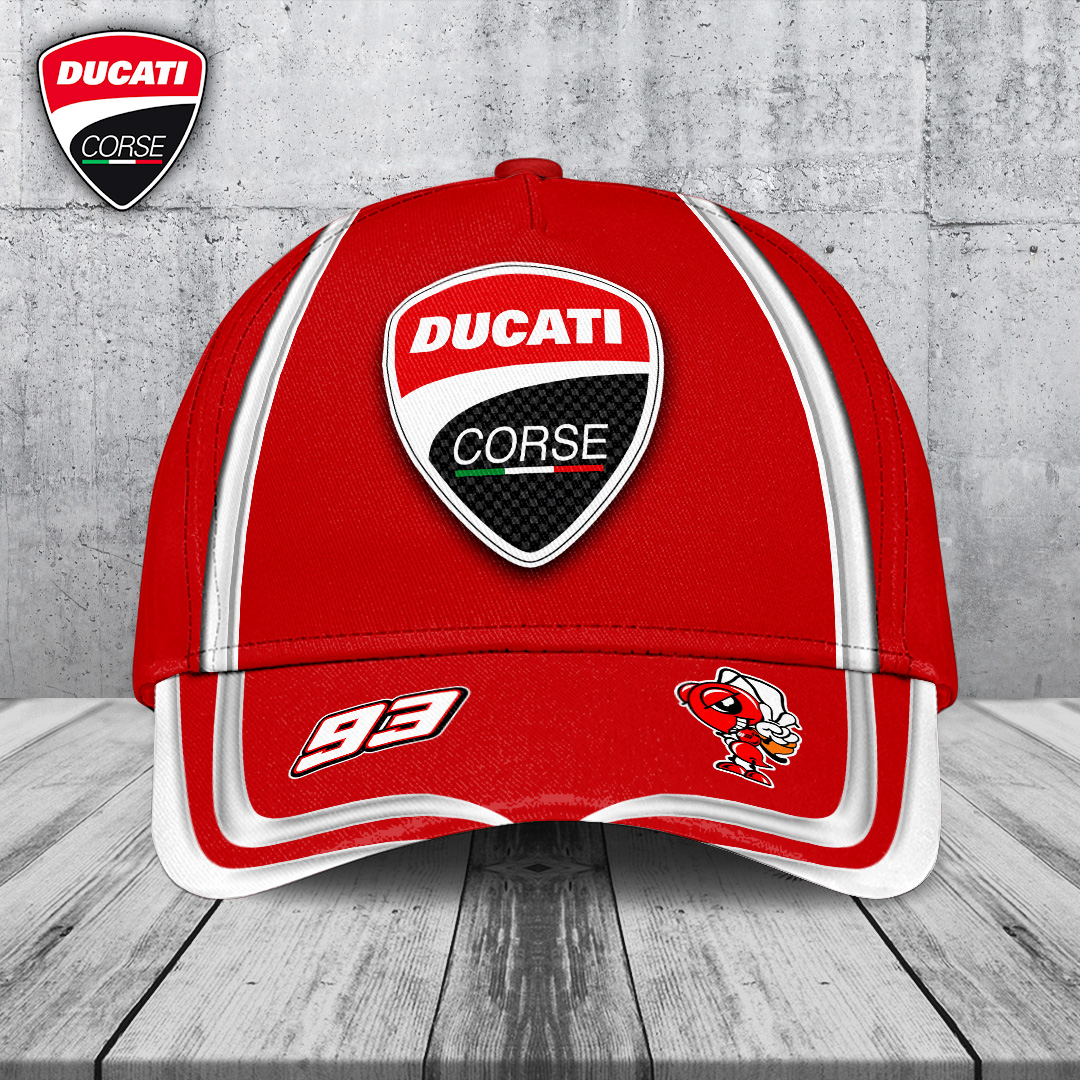 Sportswearmerch Ducati Lenovo Team x Marc Marquez Car Classic Cap Gift For Fan
