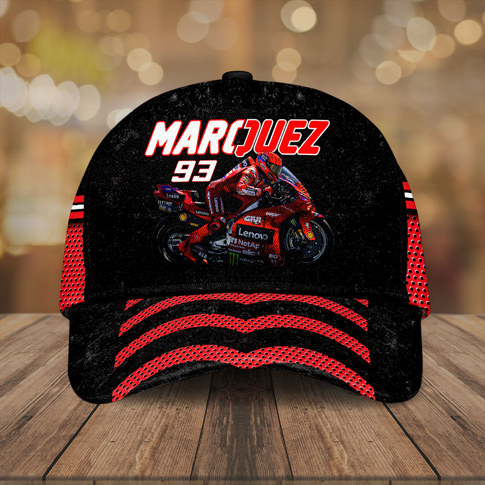 Sportswearmerch Ducati Lenovo Team x Marc Marquez Car Classic Cap Gift For Fan