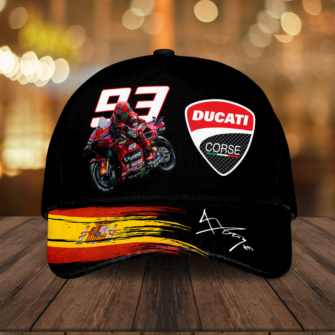 Sportswearmerch Ducati Lenovo Team x Marc Marquez Car Classic Cap Gift For Fan